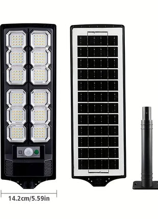 Solar Sensor Light – 25.5 cm ABS Outdoor Lamp with Remote Control & Built‑in Lithium Battery