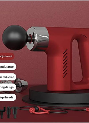 Ultra Mini Speed Deep Tissue Massage Gun with 4 Heads.