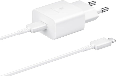 25W USB-C Fast Wall Charger with USB-C to USB-C Cable 95cm EU Plug Travel Power Adapter