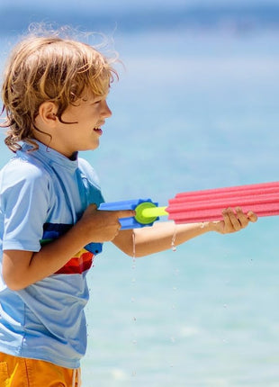 Foam Water Gun  – 35.5 cm Foam Sprayers for Kids – Multi‑Colour Summer Beach & Pool Toy