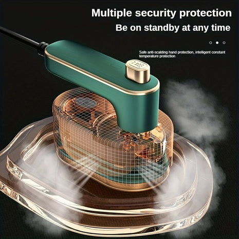 Portable Electric Mini Iron for Clothes, Heat Transfer Vinyl & Crafts, Constant Temperature, Foldable Travel Iron