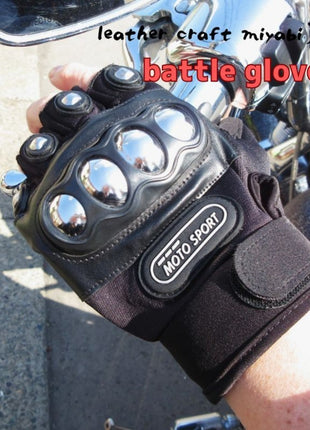 Tactical Half Finger Gloves, Hard Knuckle, Riding & Cycling