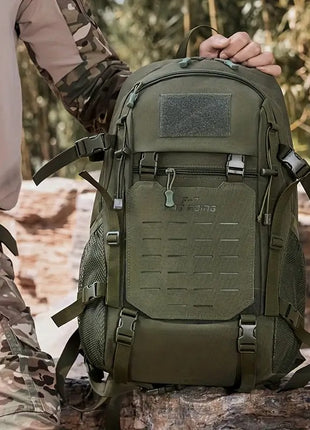 Tactical Backpack 32L – MOLLE Panel, Laptop Sleeve, Padded Straps