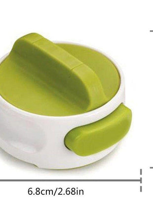 Manual Can Opener with Stainless Steel Cutting Wheel – Compact Handheld Kitchen Tool- Green