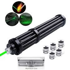 5000mW  Green Laser Pointer – Aluminium Chassis – Black or Silver Finish