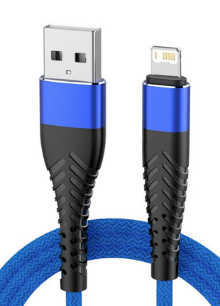 USB-A to Lightning Fast Charging & Data Sync Cable 1 m Braided Nylon 3.0