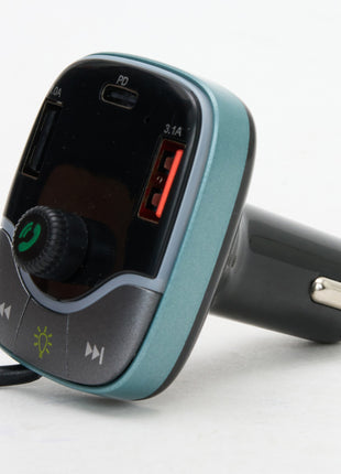 Wireless FM Transmitter Car MP3 Player – Bluetooth, Dual USB, Type-C, LED
