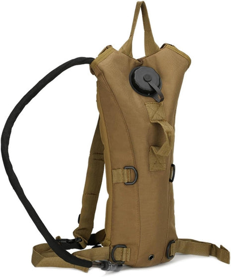3L Tactical Hydration Backpack with Leakproof Bladder – Oxford Fabric – Black/Green/Khaki