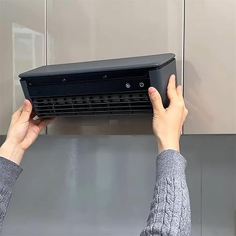 Wireless Charging Wall‑Mounted Portable Air Conditioner Fan – USB‑C Rechargeable, 3 Speeds, 13°C Rapid Cooling, Remote Control