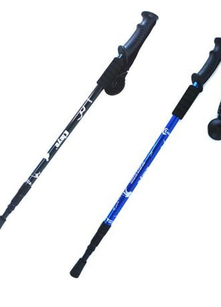 Lightweight Aluminum Telescopic Trekking Pole – Anti-Shock Hiking & Walking Stick (Single Piece)