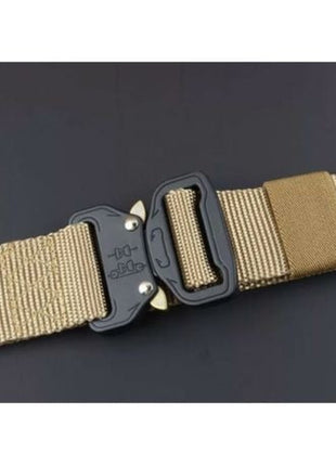Tactical Waist Belt 130 cm x 3.8 cm Nylon Strap Auto‑Lock Quick‑Release Buckle