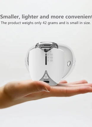 Mesh Nebulizer 8mL Capacity USB-C Power – Quiet Wearable Design for Adults & Kids – White