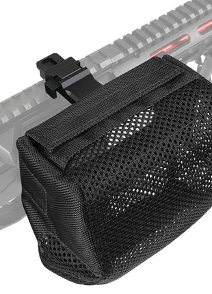 Brass Catcher Net for AR Rifles – Heat-Resistant Nylon Mesh – 100-Round Capacity – Zipper Bottom – Picatinny Mount