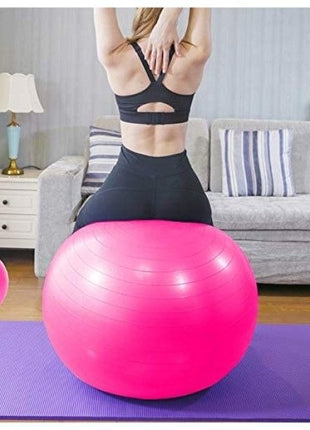 Anti-Burst Gym Body Ball  Non-Slip Exercise Ball for Yoga Pilates Core Balance Stability Training Home Workouts