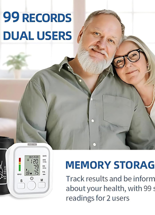 Fully Automatic Arm Blood Pressure Monitor  Digital LCD – Adjustable 22–32cm Cuff – USB or Battery Powered