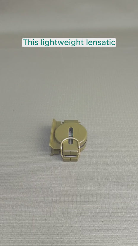 Lensatic Compass Liquid-Filled with Luminous Letters – Rotating Bezel & Sighting Wire