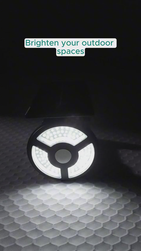 Multifunctional Solar Motion Sensor Garden Lamp - 200lm LED COB, IP67 Water resistant