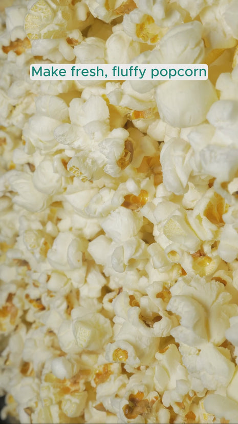 Hot Air Popcorn Maker – 18-Cup Oil-Free Popper with Butter Melter Lid