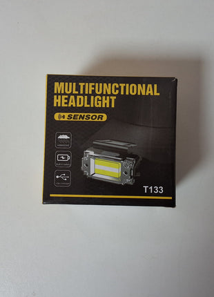 LED Headlamp 7-LED 500 Lumen – USB Rechargeable Water resistant Sensor Light with Strap