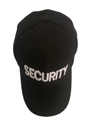 2-Pack Embroidered Security Caps – Adjustable Hook and Loop Closure, One Size Fits Most, Black, 100% Acrylic