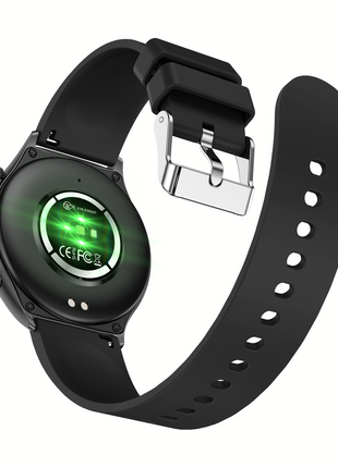Norden Aspire Smart Watch SI-19, 1.43" AMOLED Display, Heart Rate, Oxygen Monitoring, IP68 Waterproof, Bluetooth 5.2, Fitness Tracker with AI Voice Assistant, Music Control, and 7-Day Standby Time - Black