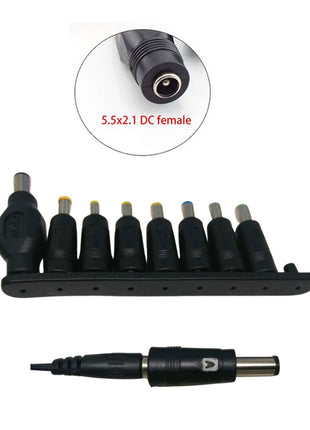 WIFI Router Back Up Voltage Converter Cable With 9pc Universal Adaptors