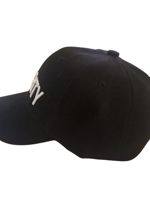 2-Pack Embroidered Security Caps – Adjustable Hook and Loop Closure, One Size Fits Most, Black, 100% Acrylic