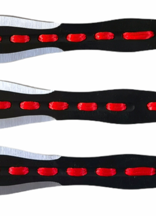 3-Piece Throwing Knife Set – Tactical Throwers with Paracord-Wrapped Handles, Balanced Aerodynamics, Nylon Sheath Included, 190mm Total Length
