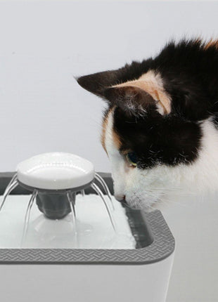2.5L Automatic Pet Water Fountain – BPA-Free, 3 Flow Modes, USB Powered, Quiet Pump, Includes Filters, for Dogs and Cats