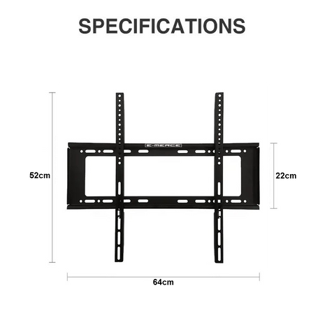 40"- 80" E-Merce Fixed Wall Mount TV Bracket Vesa Compatible