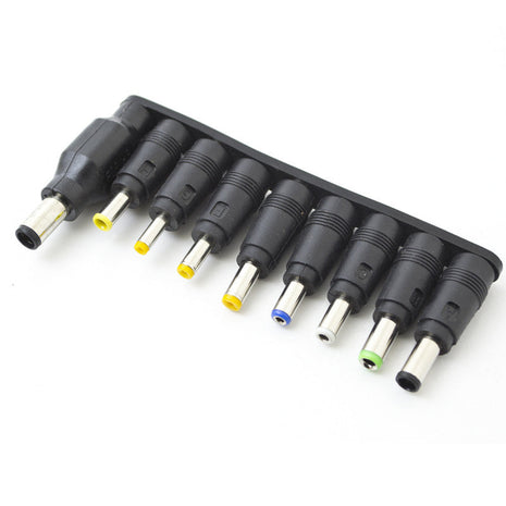 9pcs Universal DC Female Adaptors for Male Jack 5.5*2.1mm